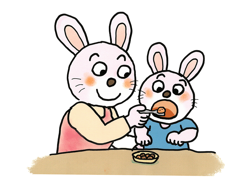 離乳食の食べ方