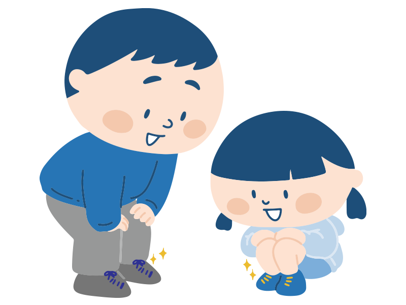 靴ひも結びサービス